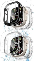 2 Pack Waterproof 2 in 1 Case Compatible With Apple Watch Ultra 2/Ultra 49mm - £10.06 GBP