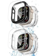 2 Pack Waterproof 2 in 1 Case Compatible With Apple Watch Ultra 2/Ultra ... - £9.90 GBP