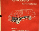 1969 1970 1975 1977 Dodge Motor Home Chassis Parts Catalog Manual 81-690... - £21.57 GBP