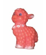 Squeaking Pink Lamb/Sheep Vintage 1960’s Made In W. Germany  - £18.39 GBP