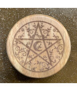 Laser-Etched Pentacle Pentagram Herb Grinder! - $9.85