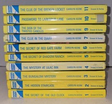 Lot Of 10 Nancy Drew Yellow Hardcover Mystery Stories Flashlight Books Series - £22.73 GBP