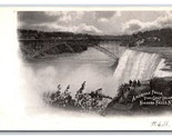 Americana Falls Da Capra Isola Niagara Falls Ny Unp Vignette Udb Cartoli... - $3.03