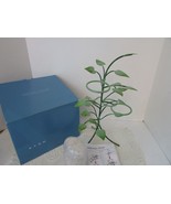 AVON DECORATIVE VOTIVE ACCENT TREE WITH LEAVES METAL CANDLE STAND MIB - $222.38 MXN