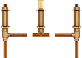 Moen 4792 Brass Two Handle 3-Hole Roman Tub Valve, 1/2-Inch CC Connection - £33.50 GBP