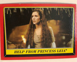 Vintage Star Wars Return of the Jedi trading card #86 Help From Princess... - $1.97