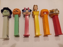Vintage Pez Dispensers Lot of 6 Assorted  Disney Witch Minnie Mouse Garfield - £6.92 GBP