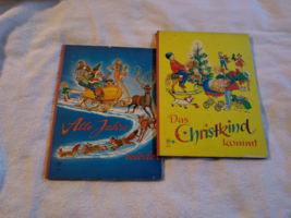 Das Christkind Kommt, Alle Jahre Wieder, vintage German books, large and... - $50.00