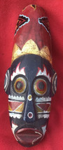 Balinese Vintage Colorful Temple Guardian Spirit Mask - £37.54 GBP