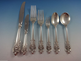 Grande Baroque by Wallace Sterling Silver Flatware Set For 6 Service 42 ... - £1,748.10 GBP