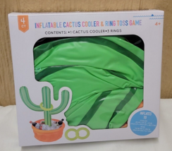 Inflatable Green Cactus Cooler and Ring Toss Game Three Rings by Ankyo P... - $8.79