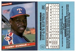 1986 Donruss #221 Tommy Dunbar  ID:45410 - £1.29 GBP