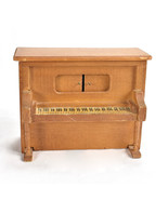 Vintage Wooden Upright Piano Music Box Sankyo Unknown Song - £23.34 GBP
