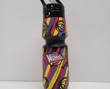 Platinum Silicone Harlem Wizards Basketball Water Bottle Purple Yellow Red - $29.60