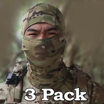 3 PACK - Camouflage Men&#39;s Balaclava Ninja hood - UV, Wind Protection MUL... - $391.25 MXN