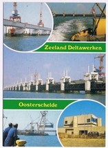 Holland Netherlands Postcard Zeeland Deltawerken Oosterschelde - £1.70 GBP
