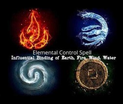 Elemental Control Spell | Influential Binding of Earth, Fire, Wind, Water - £119.74 GBP