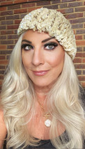 Vtg Womens Hat Beret Knit Aurora Borealis Paillettes Hand Made in Italy ... - $39.88