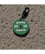 Customizable, Double Sided Weight Plate Keychain: Eleiko, Rogue, gym gif... - $15.15