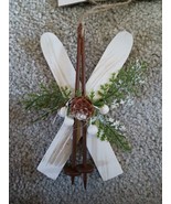 Holiday Style Winter Christmas Ski&#39;s Decoration Tree Ornament 4.5&quot; - $2.48