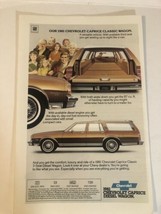 1981 Chevrolet Caprice Classic Vintage Print Ad Advertisement pa10 - £6.19 GBP