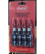 4 Coca Cola Coke Bottle Table Cloth Weights Collectible New In Pack Unop... - $16.19 CAD