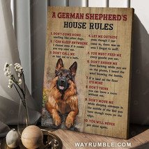 German Shepherd Dog Lover A German Shepherds Horse Rule Dont Come Home I Can Sle - $15.99