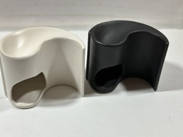 Yin Yang Ceramic Oil Burner Pair Black/White Brand New Diffuser - £20.93 GBP