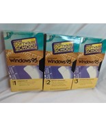 Video Software School- Windows 95 VHS Mind Extension University Volume 1-3 - £10.89 GBP