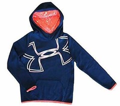 Under Armour Girls Athletic Hoodie Pullover XL 1318317-408 - $39.99