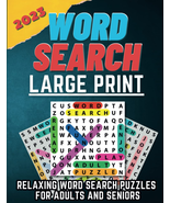 2023 Large Print Word Search Book for Adults and Seniors: Themed Relaxin... - $11.08 CAD