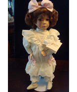 &quot;Little Girl with a Curl&quot; made by Ashton Drake, new original stand included - $144.86 CAD