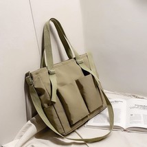 new Women&#39;s Bag Shopper Simple Fashion Zipper Handbags Nylon Waterproof  Large C - £16.81 GBP
