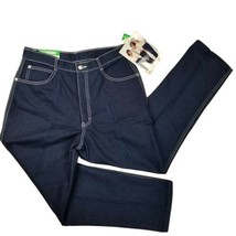 NWT Vintage 80s PS Gitano High Waist Jeans Womens Sz 16 Short MOM Blue W30 L27.5 - £29.84 GBP