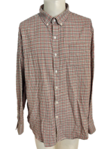 Van Heusen Men's LS Button Down Checked Flannel Shirt Multicolored XXL - $17.09