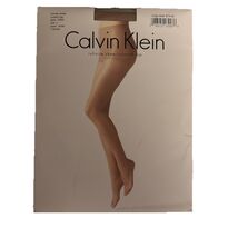 Calvin Klein Infinite Sheer Control Top Pantyhose Size C Nude 7 Denier - $8.24