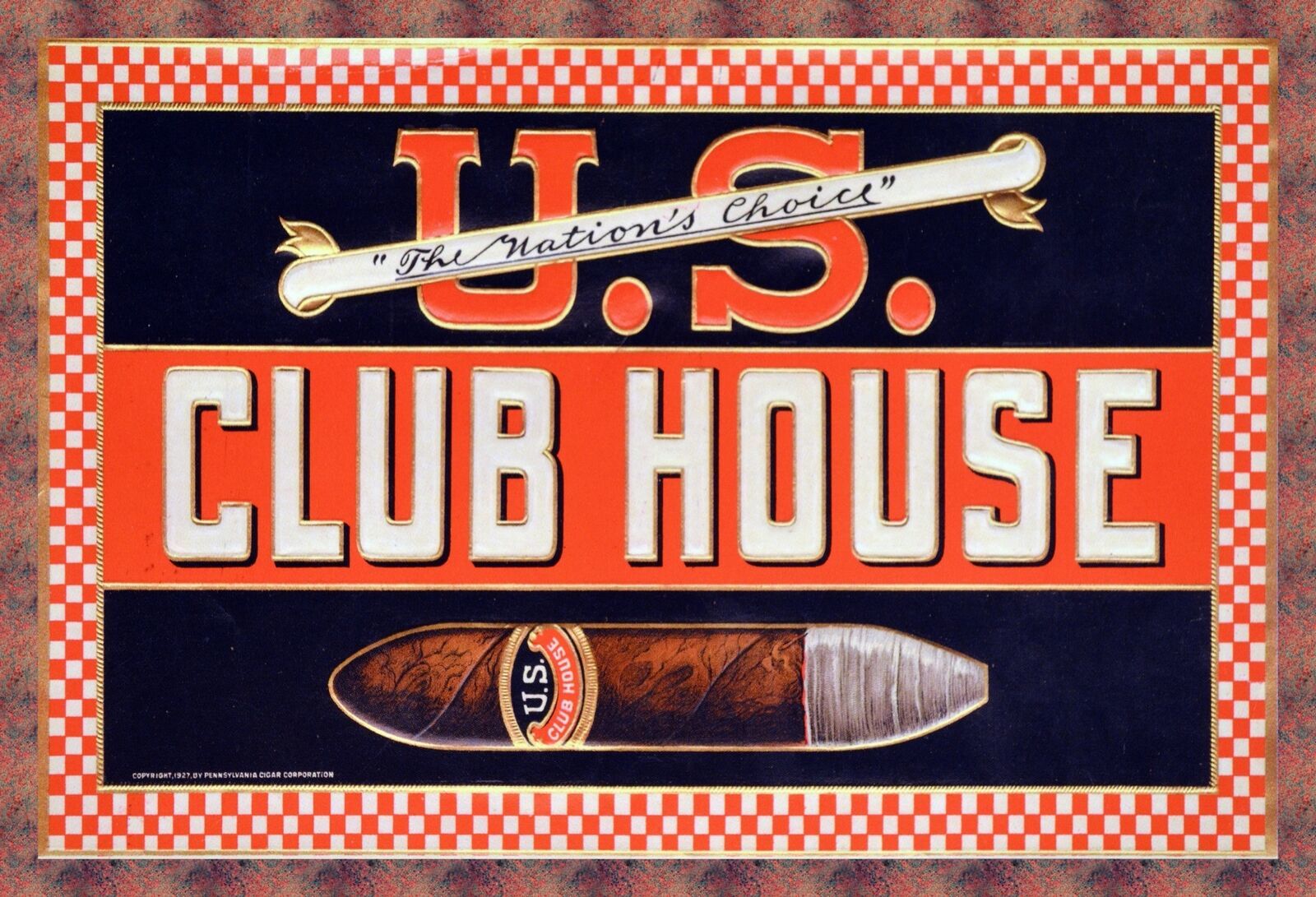 Primary image for 10867.Poster decoration.Home interior.Room Wall design.US Cigar club house art
