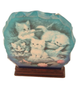 Vintage Cat decor Kittens 2002 Bradford Exchange Purr fect Reflections C... - £11.59 GBP