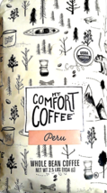 Mt. Comfort Organic Peru Medium Roast Whole Been Coffee 2.5 Lb Bag EXP 0... - $27.36