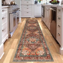 Yamaziot Washable Runner Rug, 2X8 Non-Slip Boho Vintage Hallway Rug, Ent... - $47.99