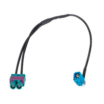 A4A Twin Fakra Male To Fakra Female For Aftermarket Radio For Vw Skaa-53G - £20.43 GBP