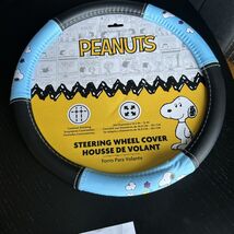 New Snoopy Dog House Car Accessory Steering Wheel Cover 14.5-15.5 Air Fr... - $28.93