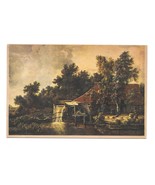 Painting Hobbema Landscape Watermolen Water Mill Nepos Netherlands Postcard - $4.99