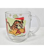 Vintage Tigger Have you Bounced a Friend Lately? Pooh Clear Coffee Mug Cup - $27.28 CAD
