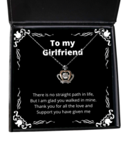 To my Girlfriend, No straight path in life - Crown Pendant Necklace. Model  - £31.23 GBP