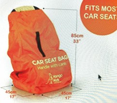 Baby Child Car Seat Travel Gate Check Bag Airplane Protective Backpack Foldable - £24.12 GBP