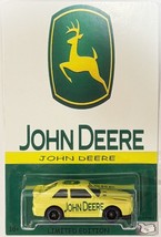 Yellow &#39;84 Audi Sport Quattro John Deere Custom Hot Wheels Car w/ Real Riders - £74.38 GBP