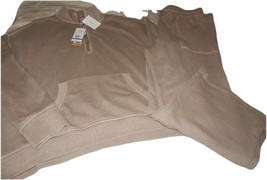 NEW Womens XL C &amp; C CALIFORNIA 2 Pc LOUNGE Pants &amp; TOP Brown Tan SWEATSUIT - £28.31 GBP