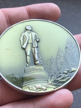 Rare Enameled Collectible Medal Honor Of Lenin’s Monument In Kiev - £14.54 GBP