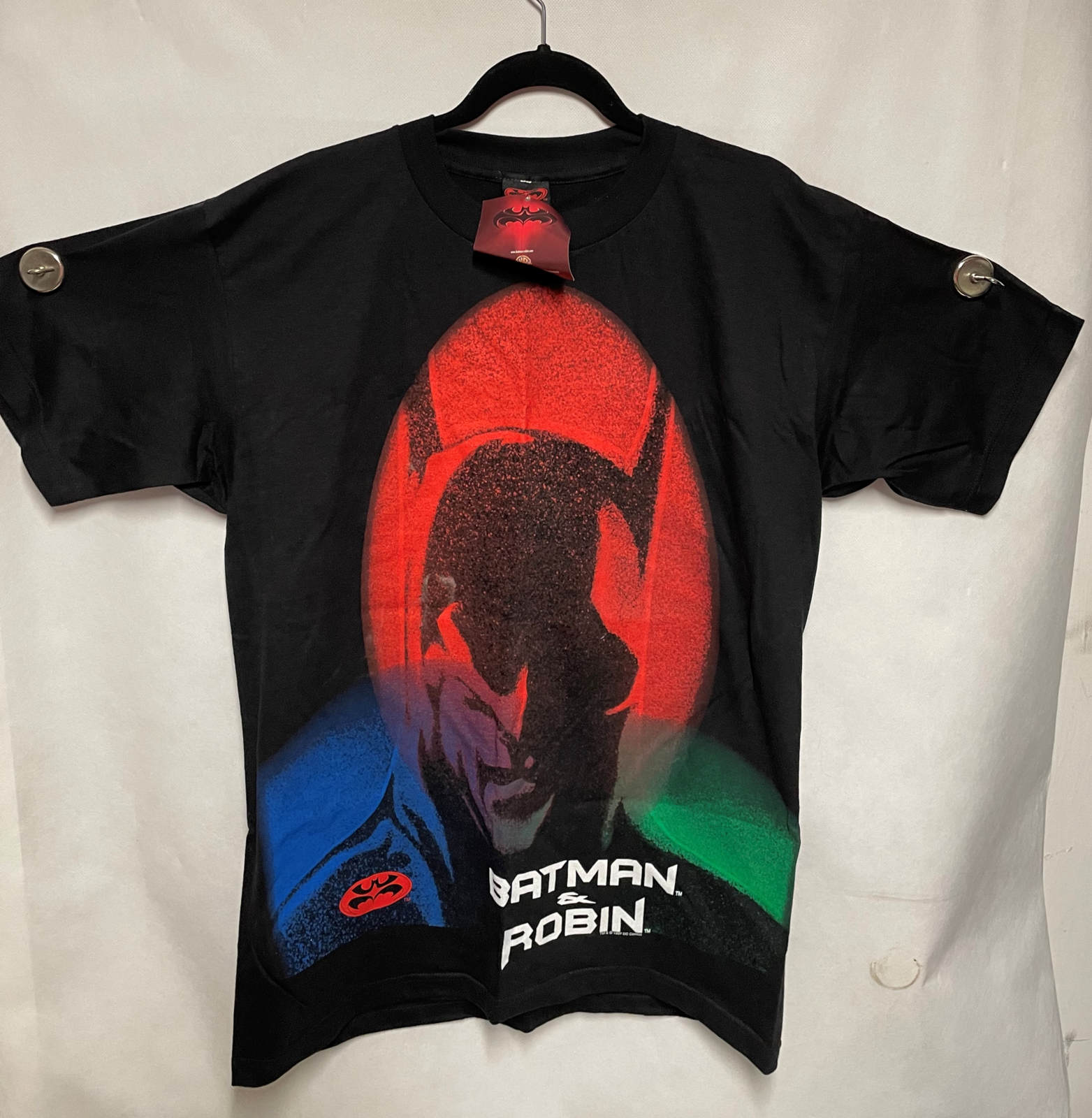 Primary image for 1997 Batman & Robin Vintage Movie Promo T-Shirt  With tags Sz L
